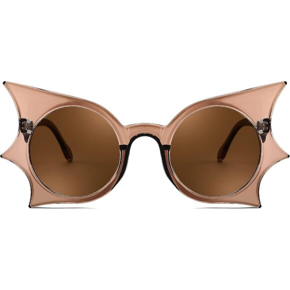 Women Men Funny Sunglasses Butterfly Shaped Bat Shades for Halloween - Picture 2 of 7